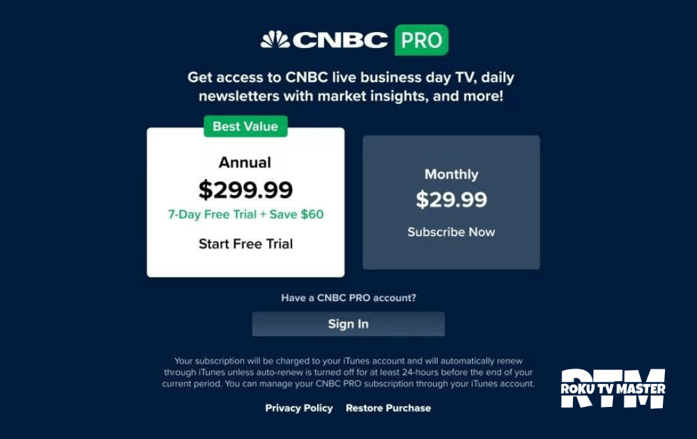 how-much-is-cnbc-on-roku