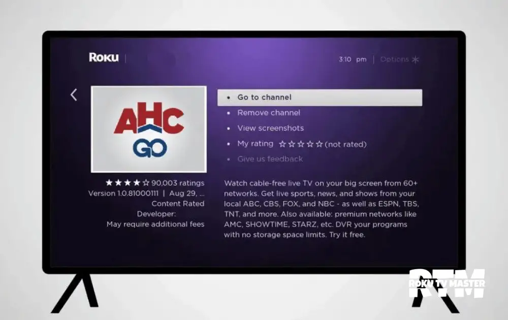 how-to-get-ahc-on-roku