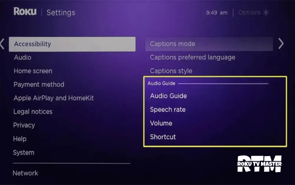 how-to-turn-off-voice-on-roku-app