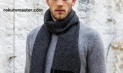 _Men's Wool Cashmere Scarf