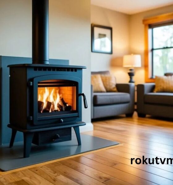 Wood Burning Stove with Blower