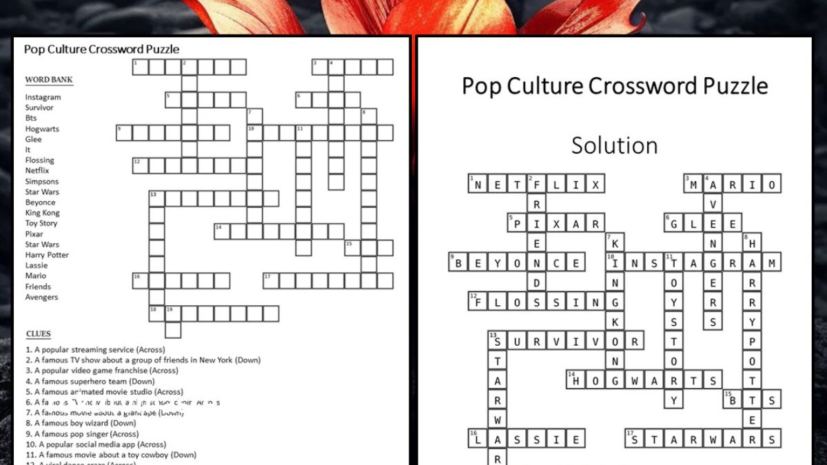 Pop Culture Crossword